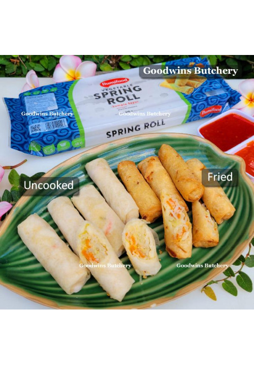 Spring roll VEGETABLE - lumpia SAYURAN BumiFood Gourmet frozen RTC 210g 10pcs
